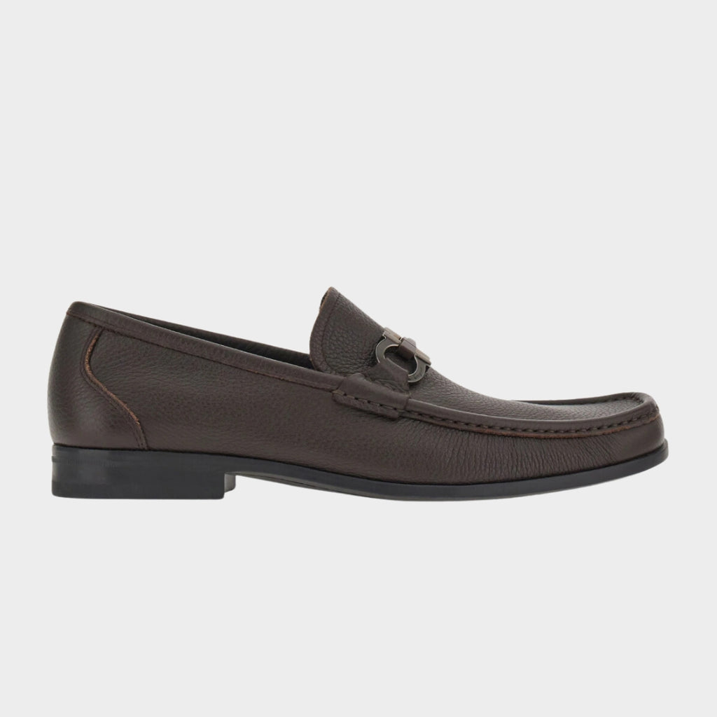 Zapato Mocasines Clásico Café en Cuero S.F.