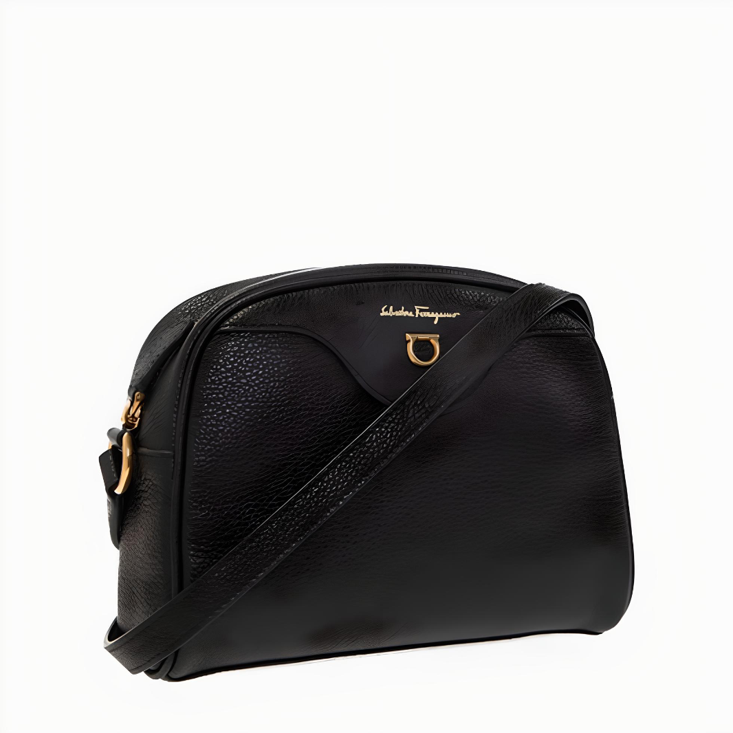 BOLSO FERRAGAMO DAMA NEGRO PIEL  (741300-0411)