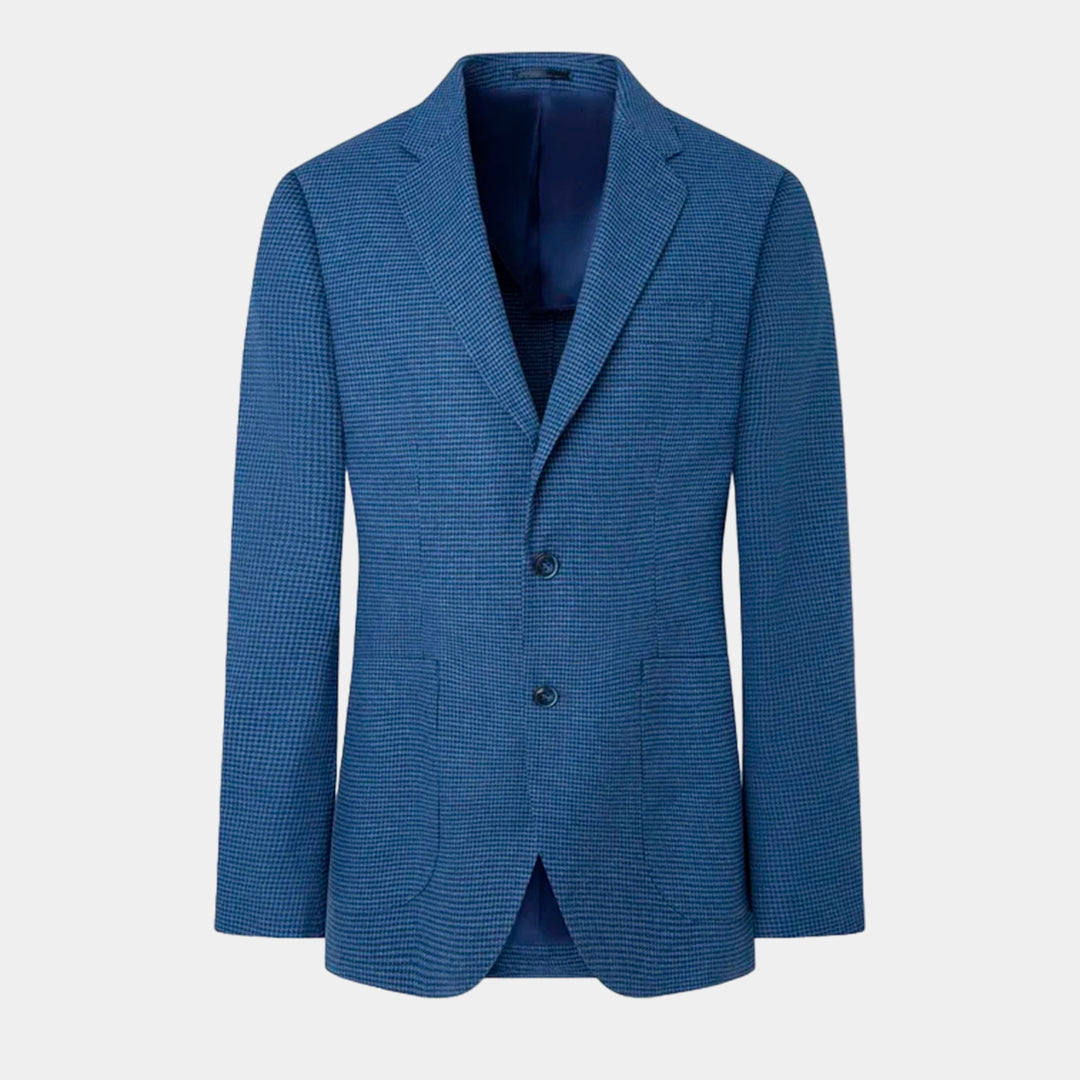 SACO HACKETT LONDON AZUL # ALG + LINO+ELAS (HM443336R-551)