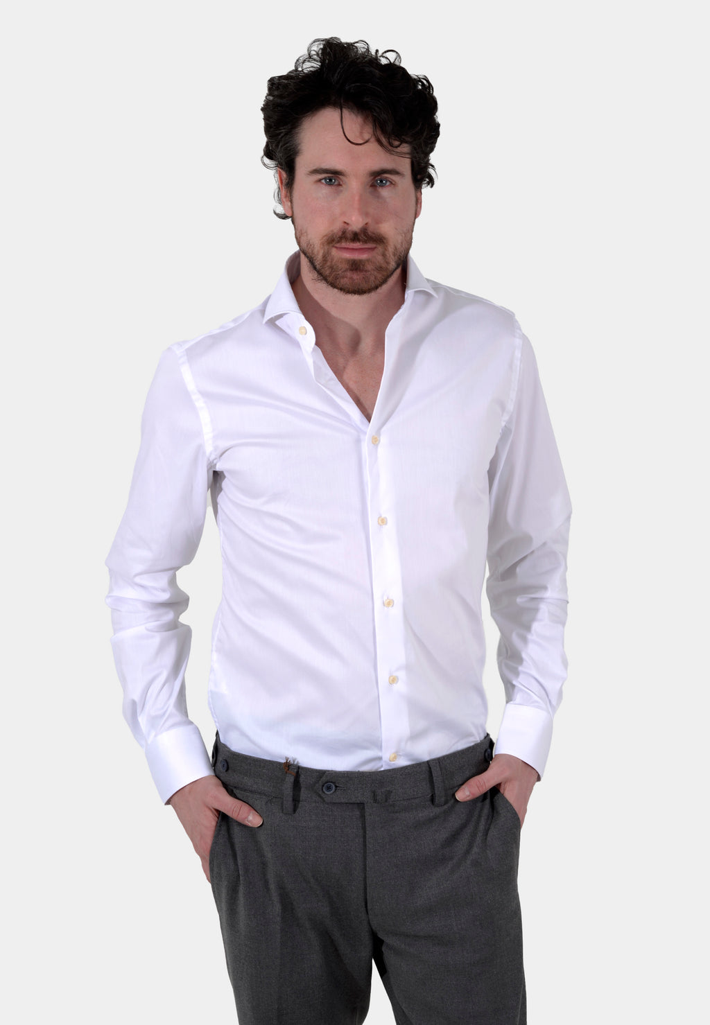 CAMISA BOGGI BLANCO ALG + ELAS (23A066401)