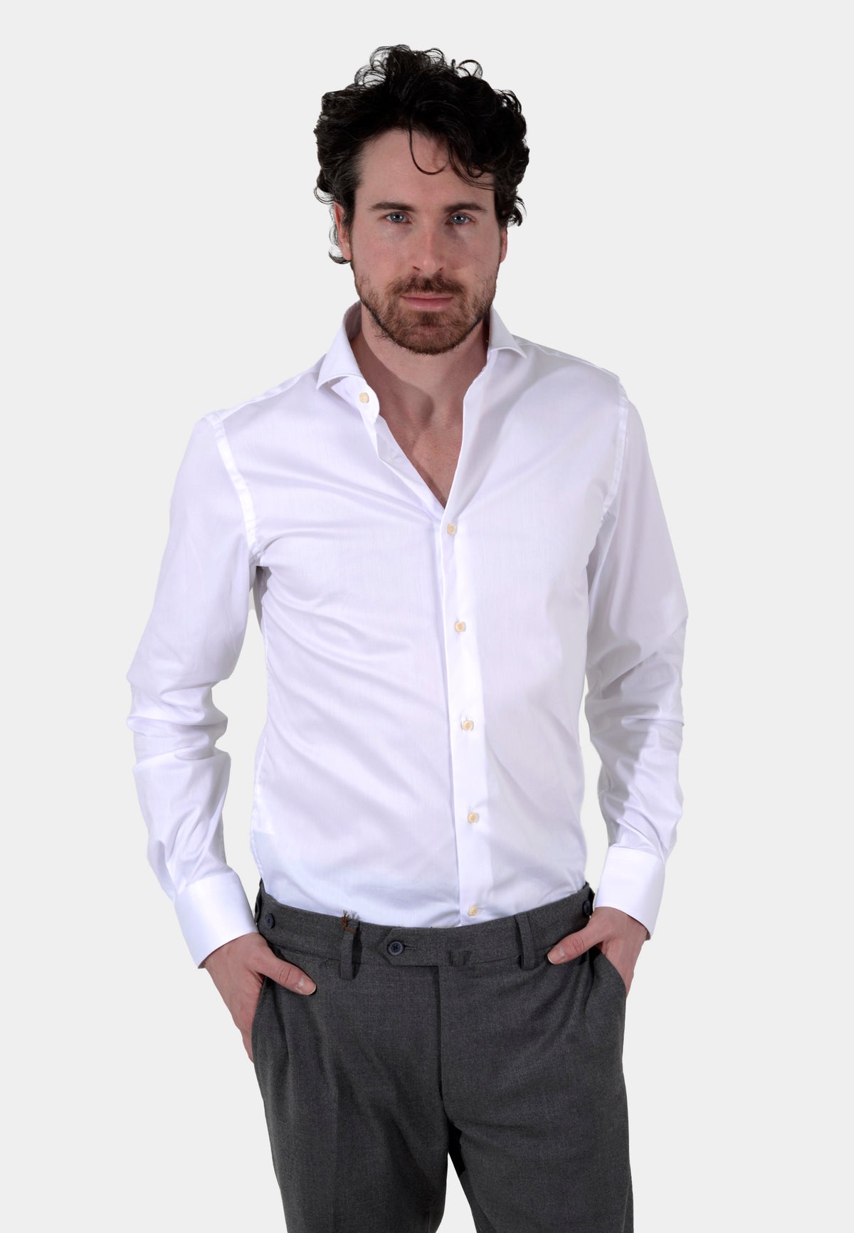 CAMISA BOGGI BLANCO ALG + ELAS (23A066401)