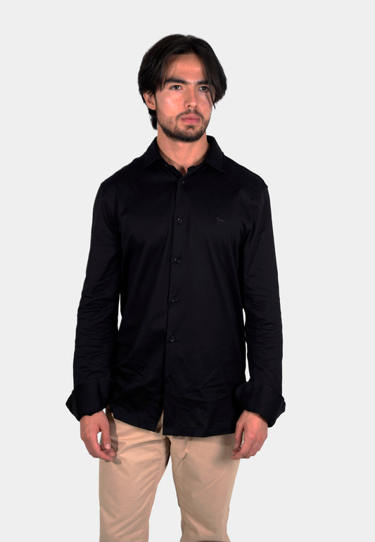 CAMISA HARMONT NEGRO ALGOD (CJK903021267I-999)