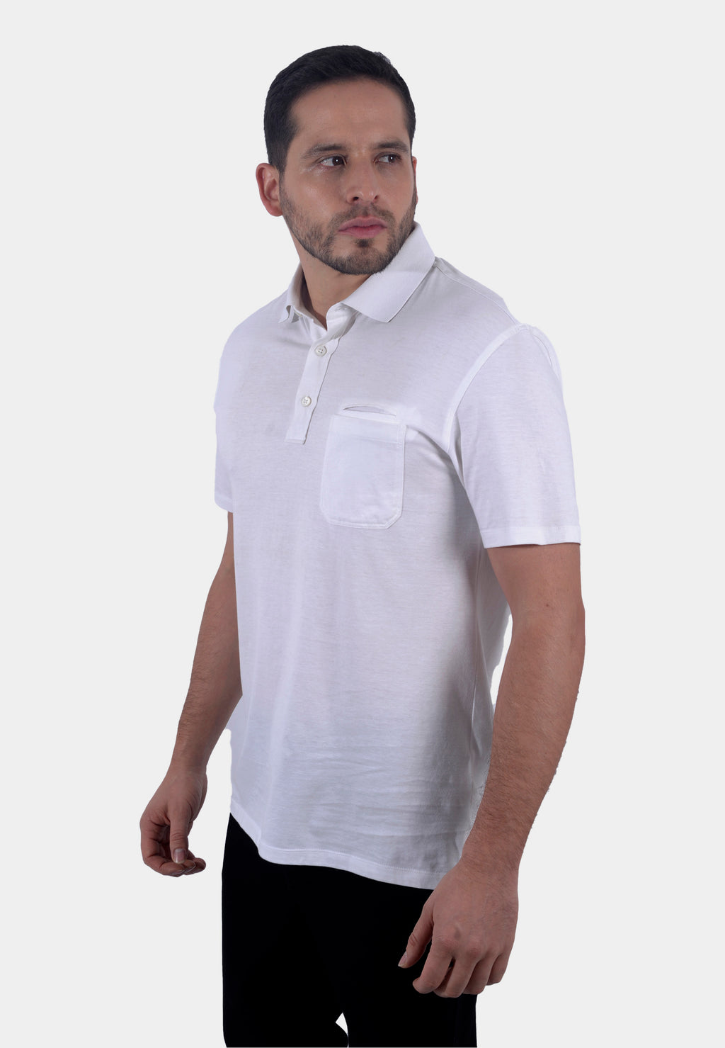 Camiseta Polo Blanca Hombre E.Z.