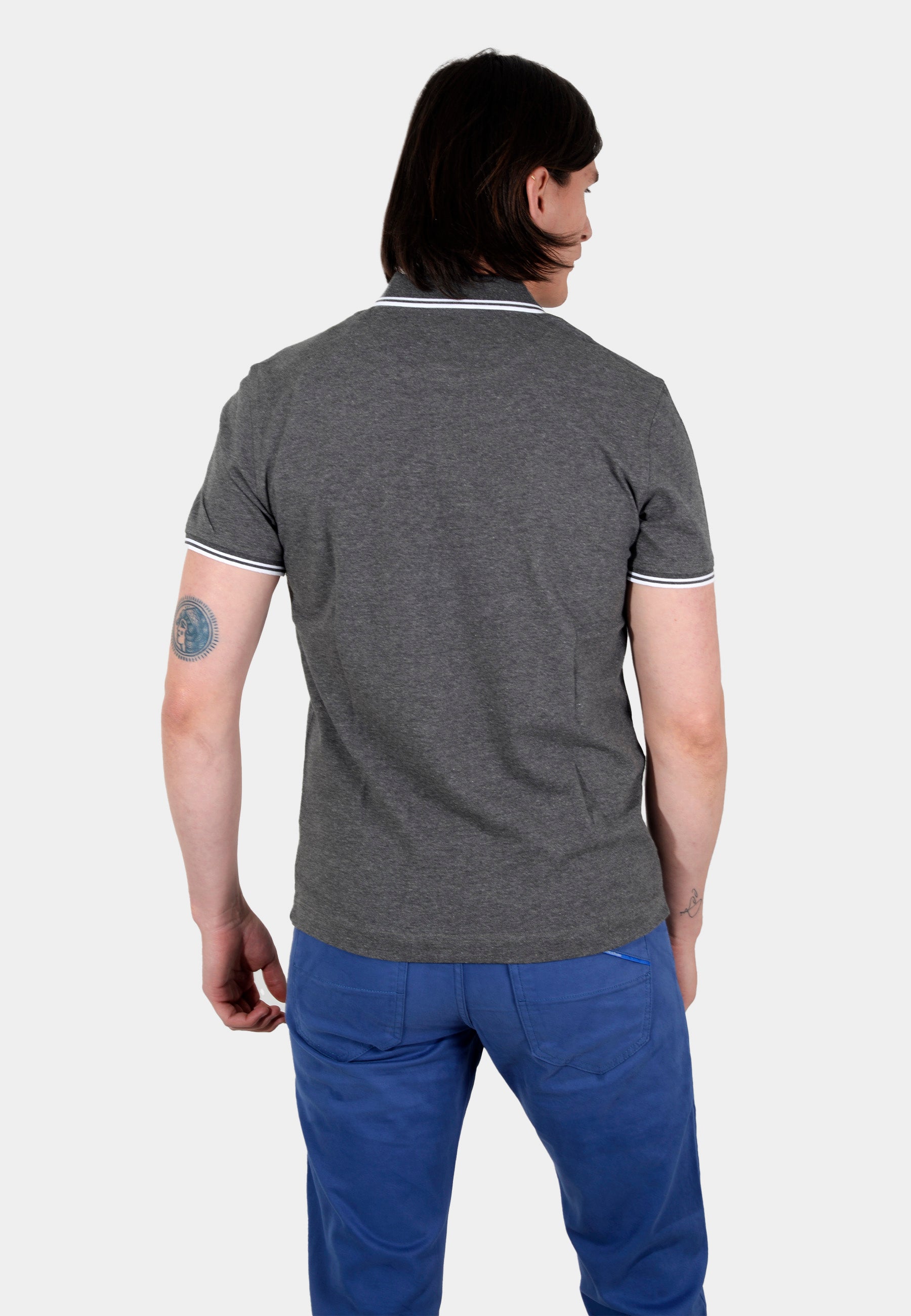 CAMISETA POLO HARMONT GRIS ALGOD (LNK010021148-903)