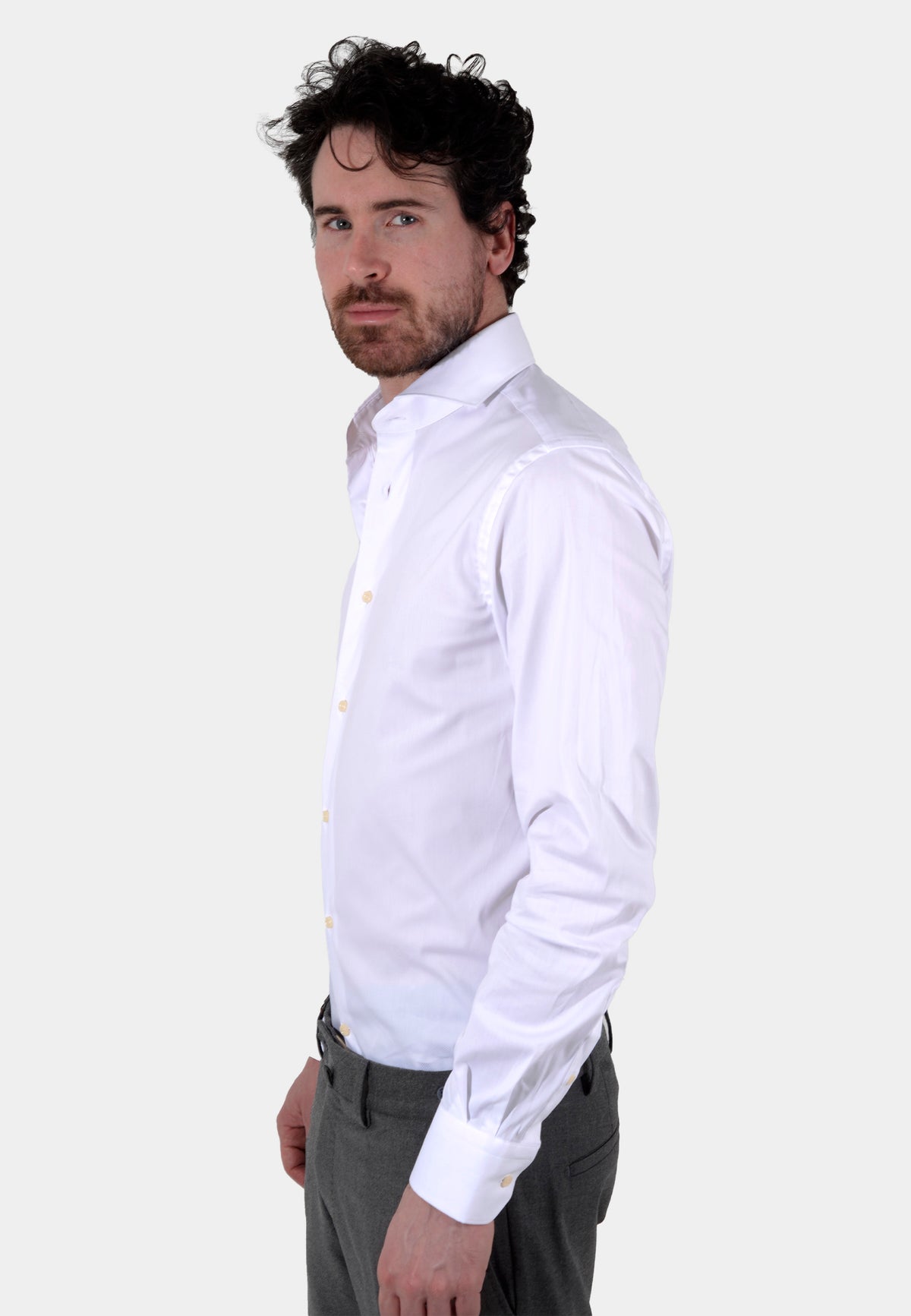 CAMISA BOGGI BLANCO ALG + ELAS (23A066401)
