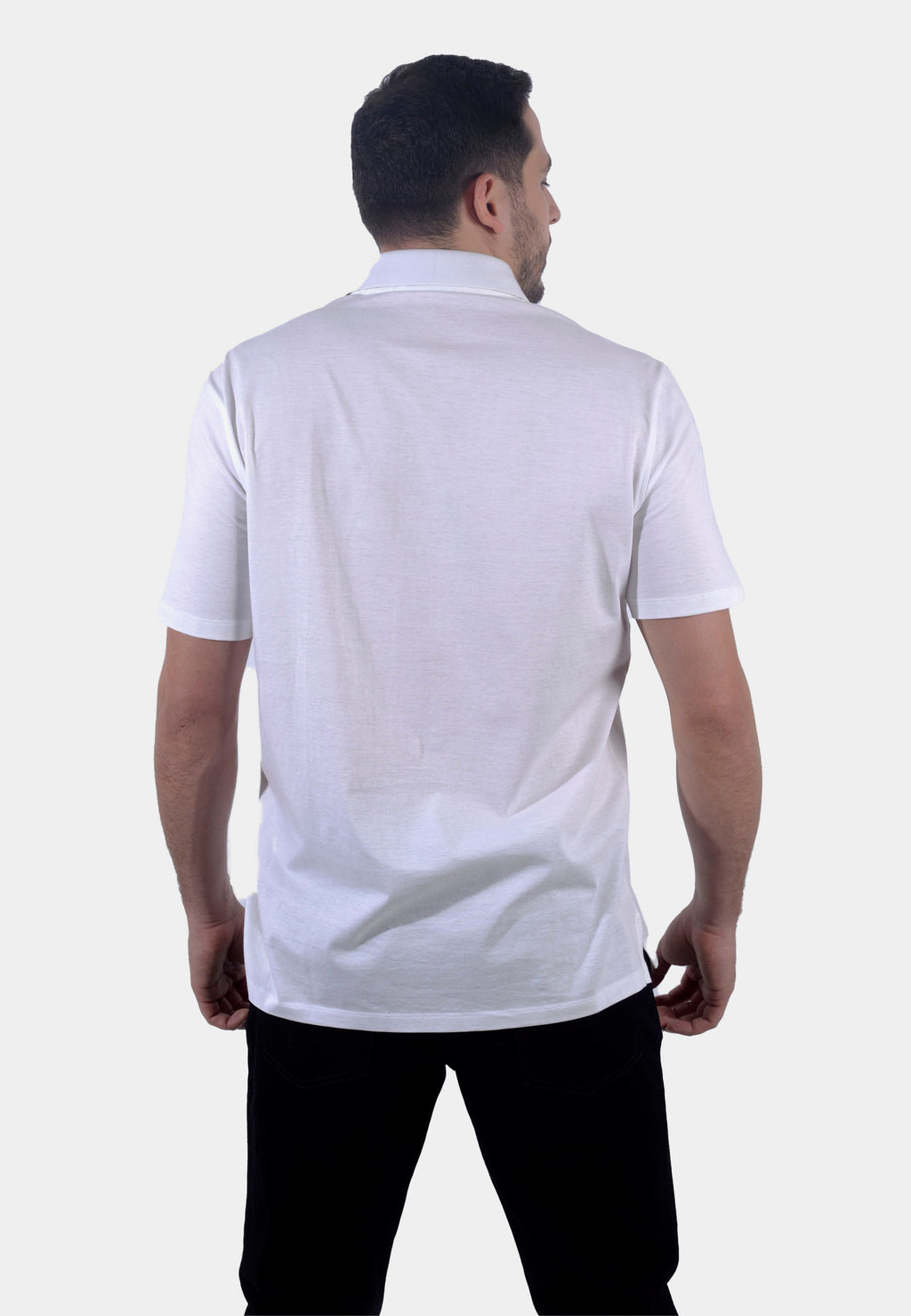 Camiseta Polo Blanca Hombre E.Z.