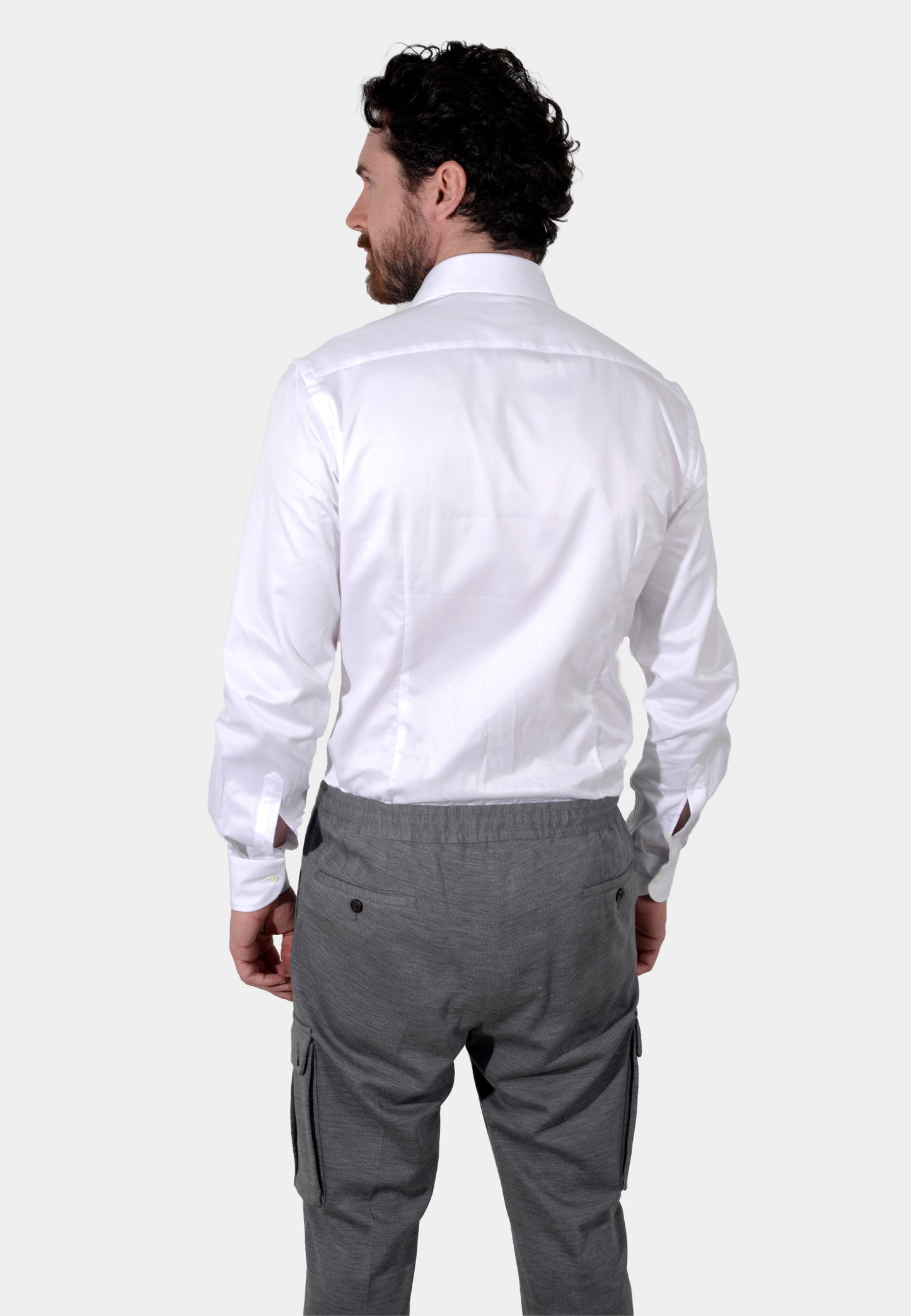 CAMISA CORNELIANI + PAÑUELO BLANCO ALGODON (91P100-3111620-028)