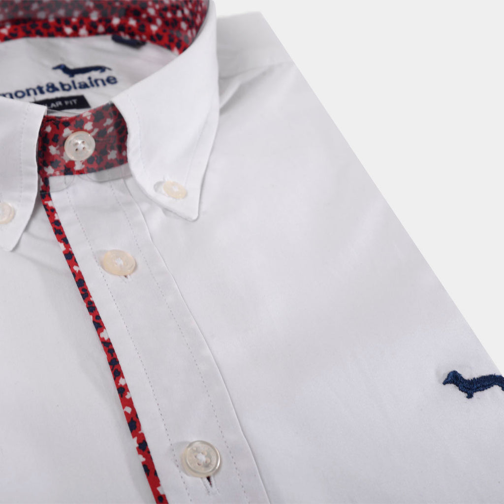CAMISA HARMONT BLANCO ALGODÓN