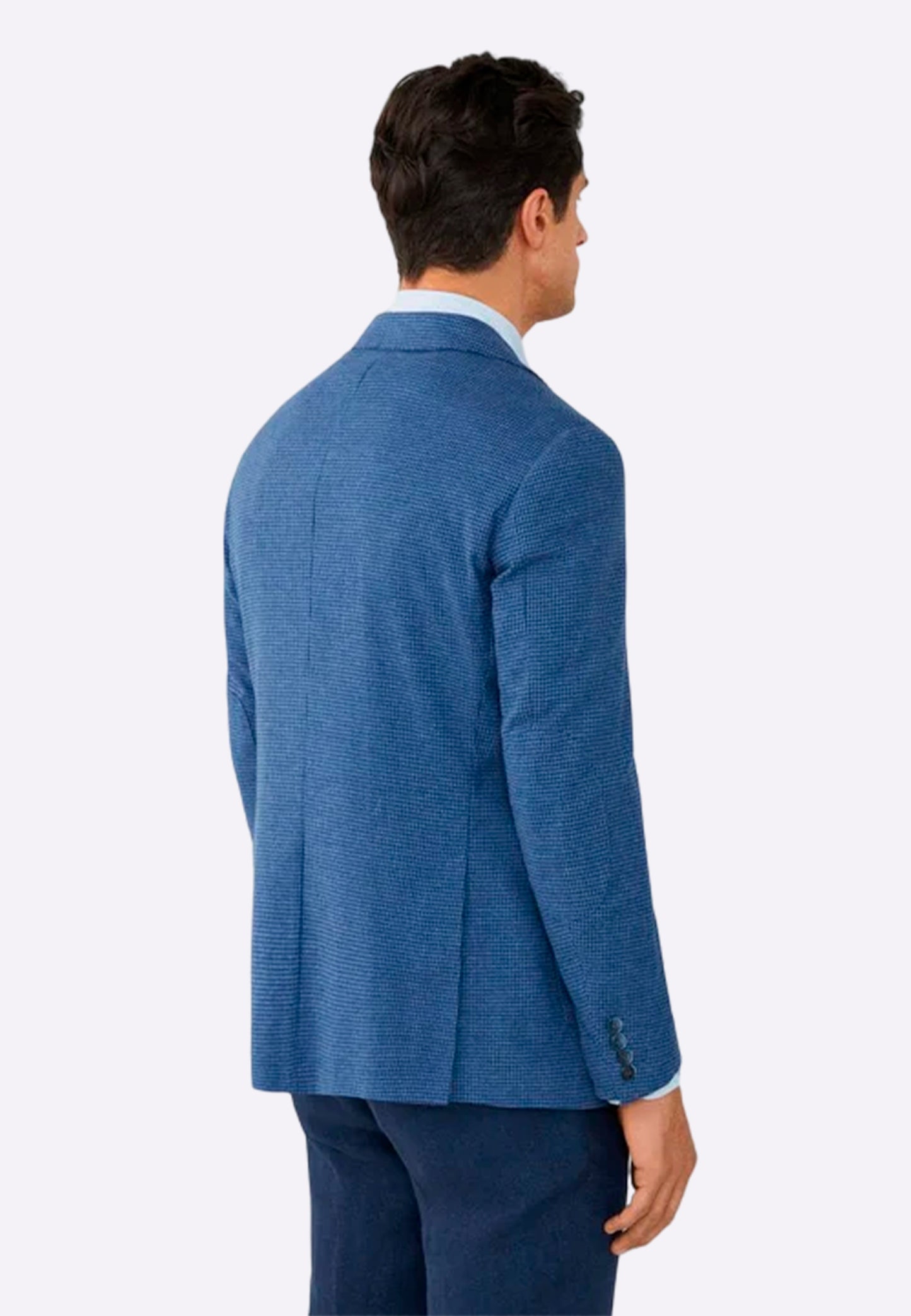 SACO HACKETT LONDON AZUL # ALG + LINO+ELAS (HM443336R-551)