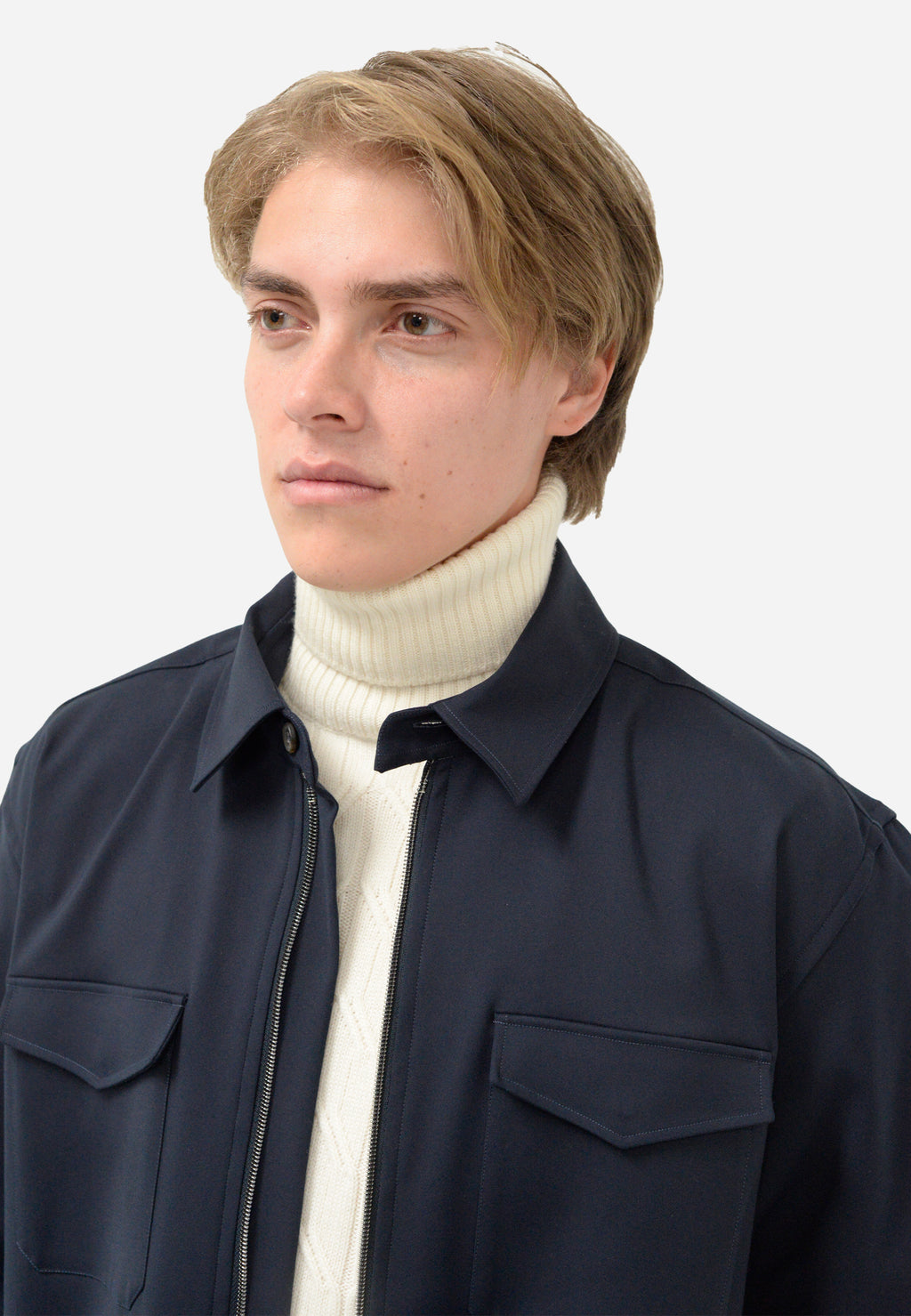 CHAQUETA CORNELIANI AZUL ALG + POLIAMI (92LI12-3811986-001)