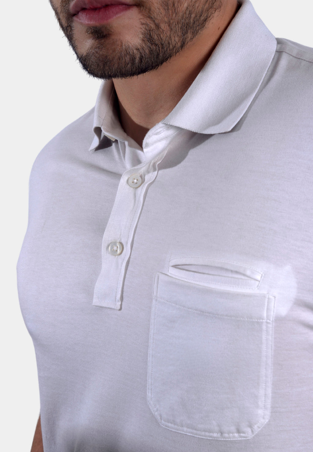 Camiseta Polo Blanca Hombre E.Z.