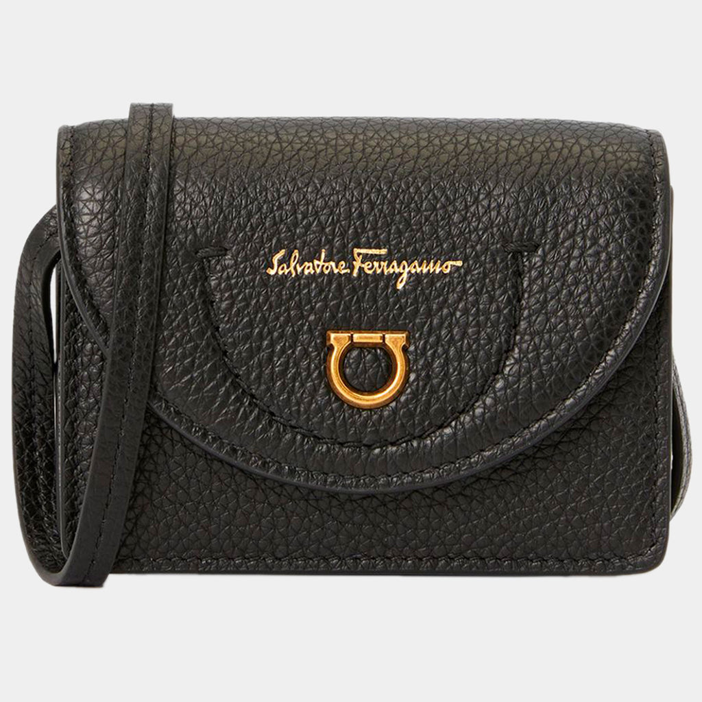 BOLSO FERRAGAMO DAMA NEGRO CUERO (758694-220411)