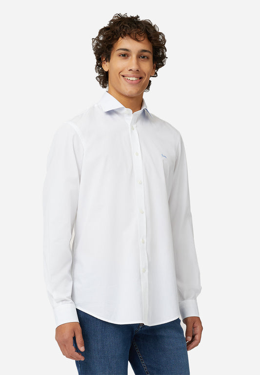 CAMISA SPORT HARMONT & BLAINE BLANCO ALGODON (CNM011012978I-100)