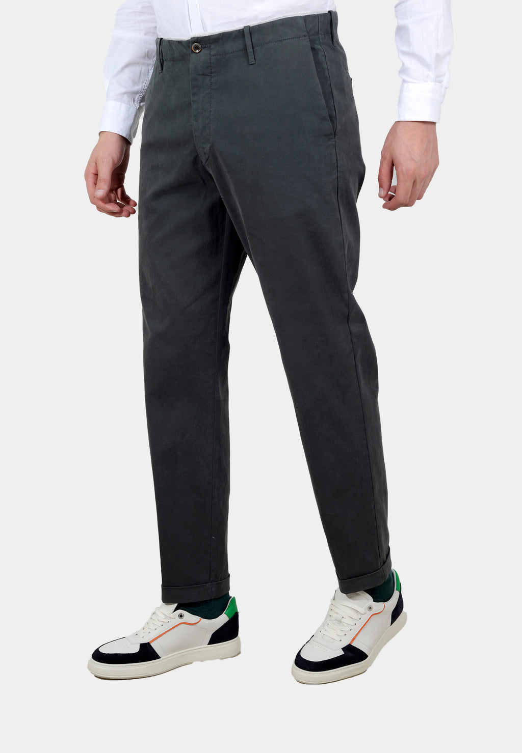 Pantalones Gris Slim Fit H&B