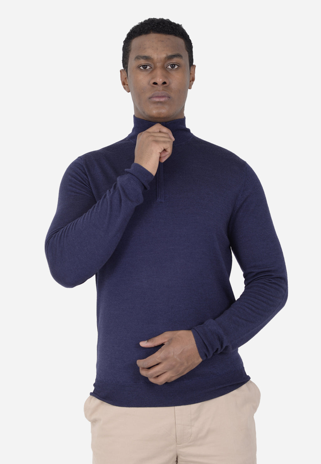 SWETER HACKETT AZUL OSC ALGODN-CASHEMER (HM702925-595)