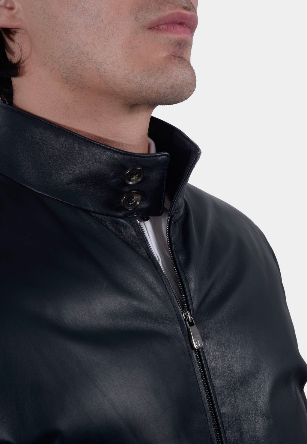 CHAQUETA PIEL CORNELIANI AZUL CUERO (90L5E8-2820105-001)