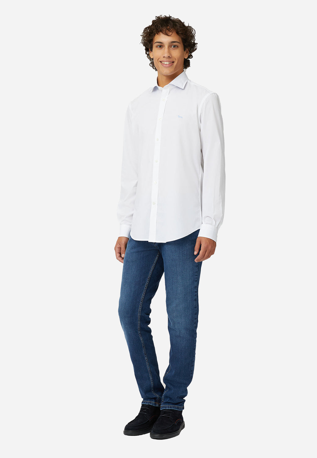CAMISA SPORT HARMONT & BLAINE BLANCO ALGODON (CNM011012978I-100)