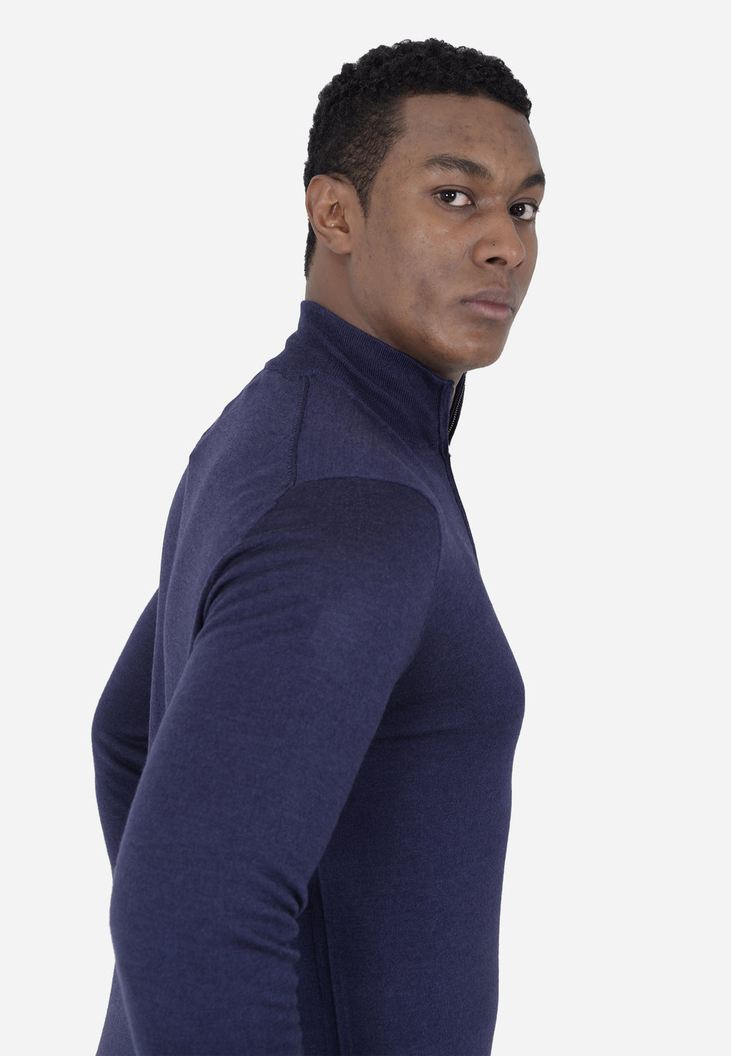 SWETER HACKETT AZUL OSC ALGODN-CASHEMER (HM702925-595)