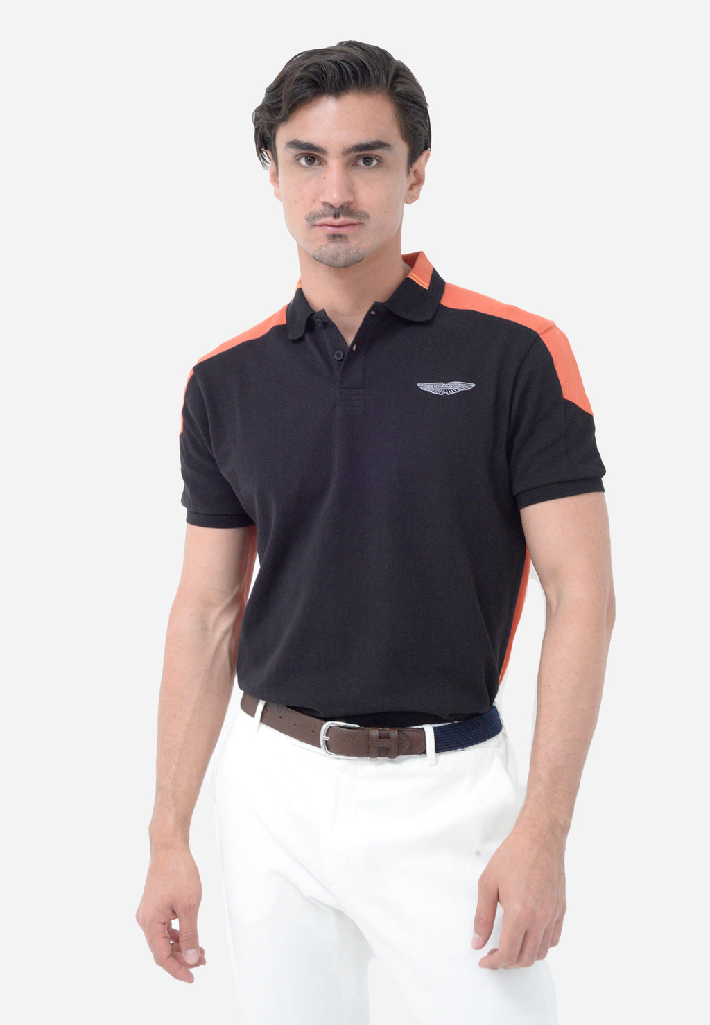 CAMISETA POLO HACKETT LONDON NEGRO ALGODON  (HM563227-999)