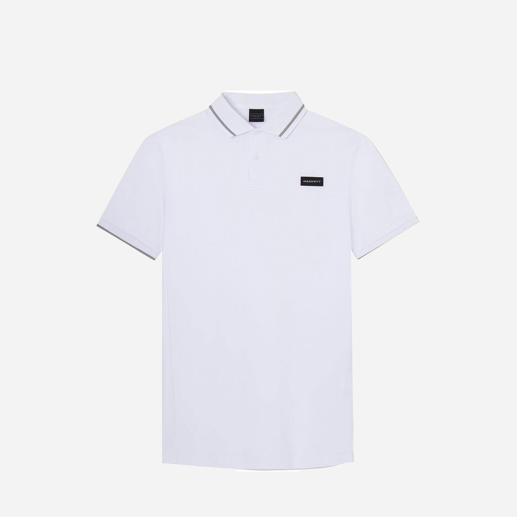 Camiseta Polo Pique Blanca H.L.