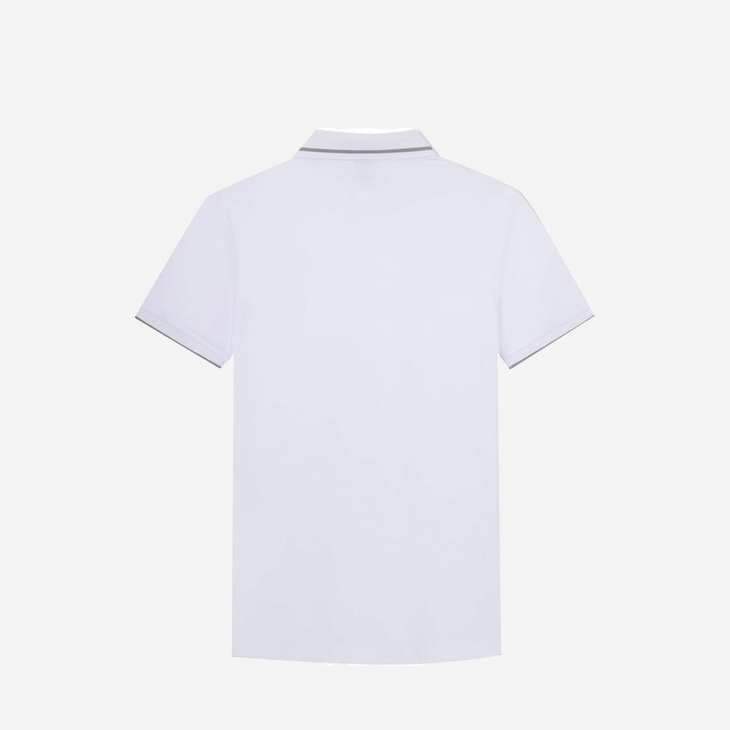 Camiseta Polo Pique Blanca H.L.