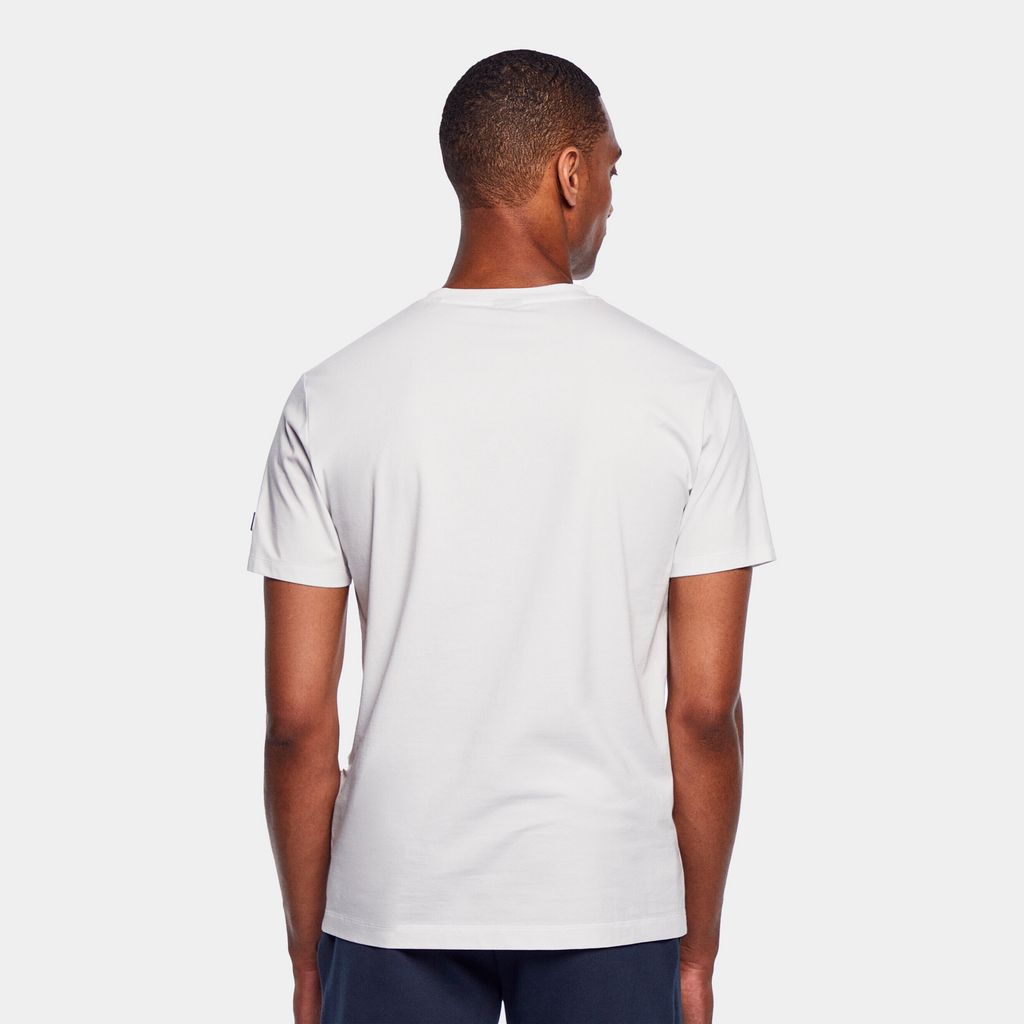 CAMISETA T-SHIRTS HACKETT AZUL 100% COTTON (HM500766-595)