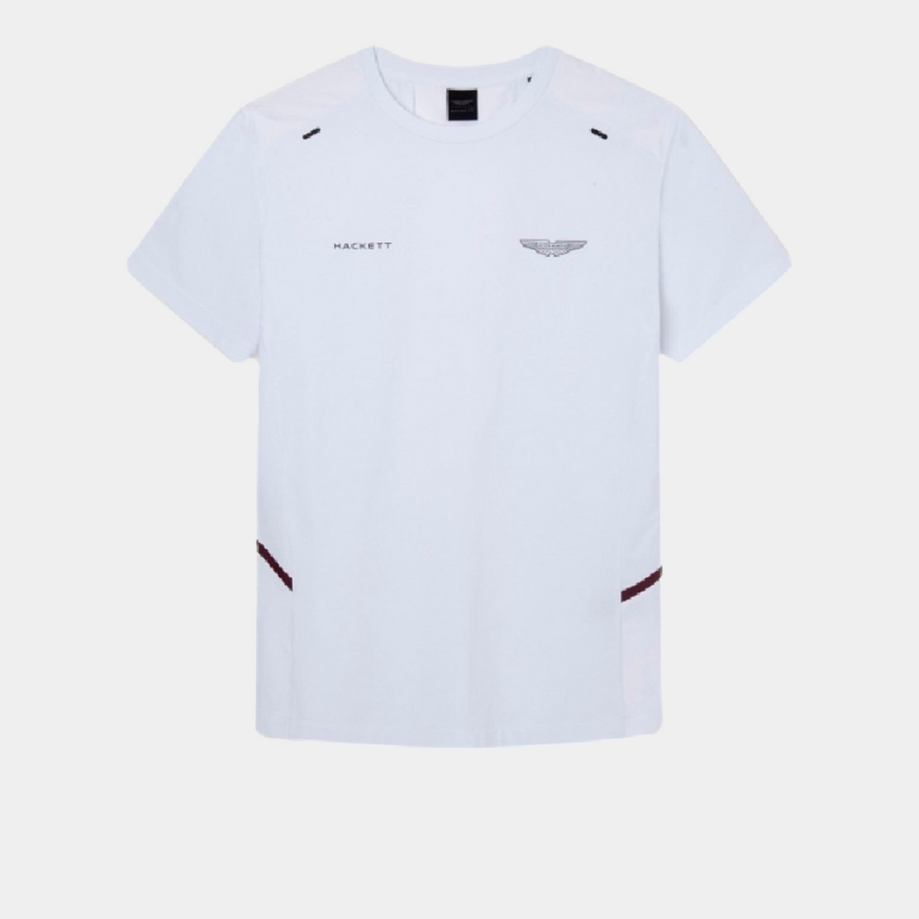 CAMISETA T-SHIRTS HACKETT BLANCO 95% COTTON,  5% (HM500760-800)