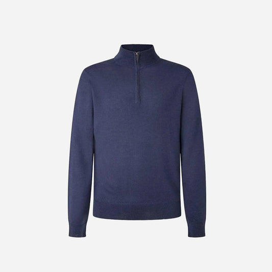 SWETER HACKETT LONDON AZUL ALG + SEDA (HM703084-564)