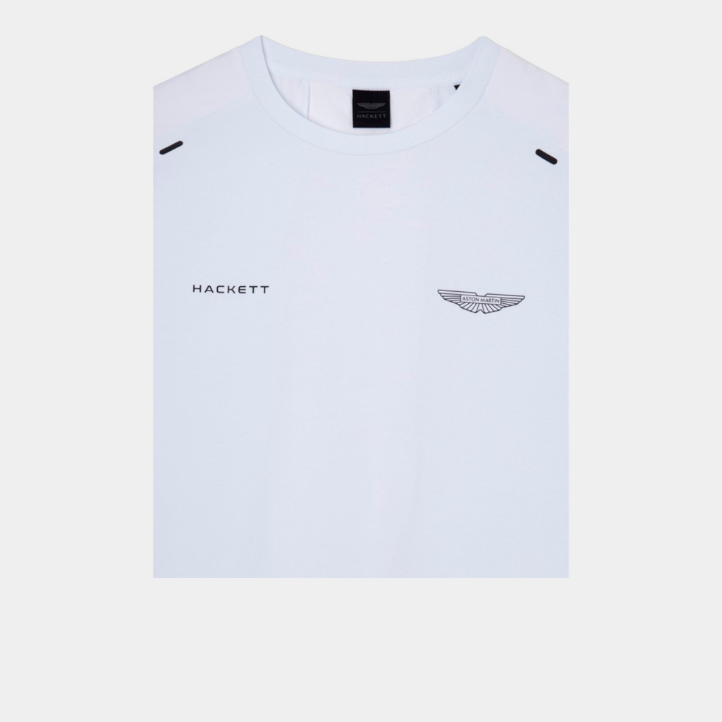 CAMISETA T-SHIRTS HACKETT BLANCO 95% COTTON,  5% (HM500760-800)