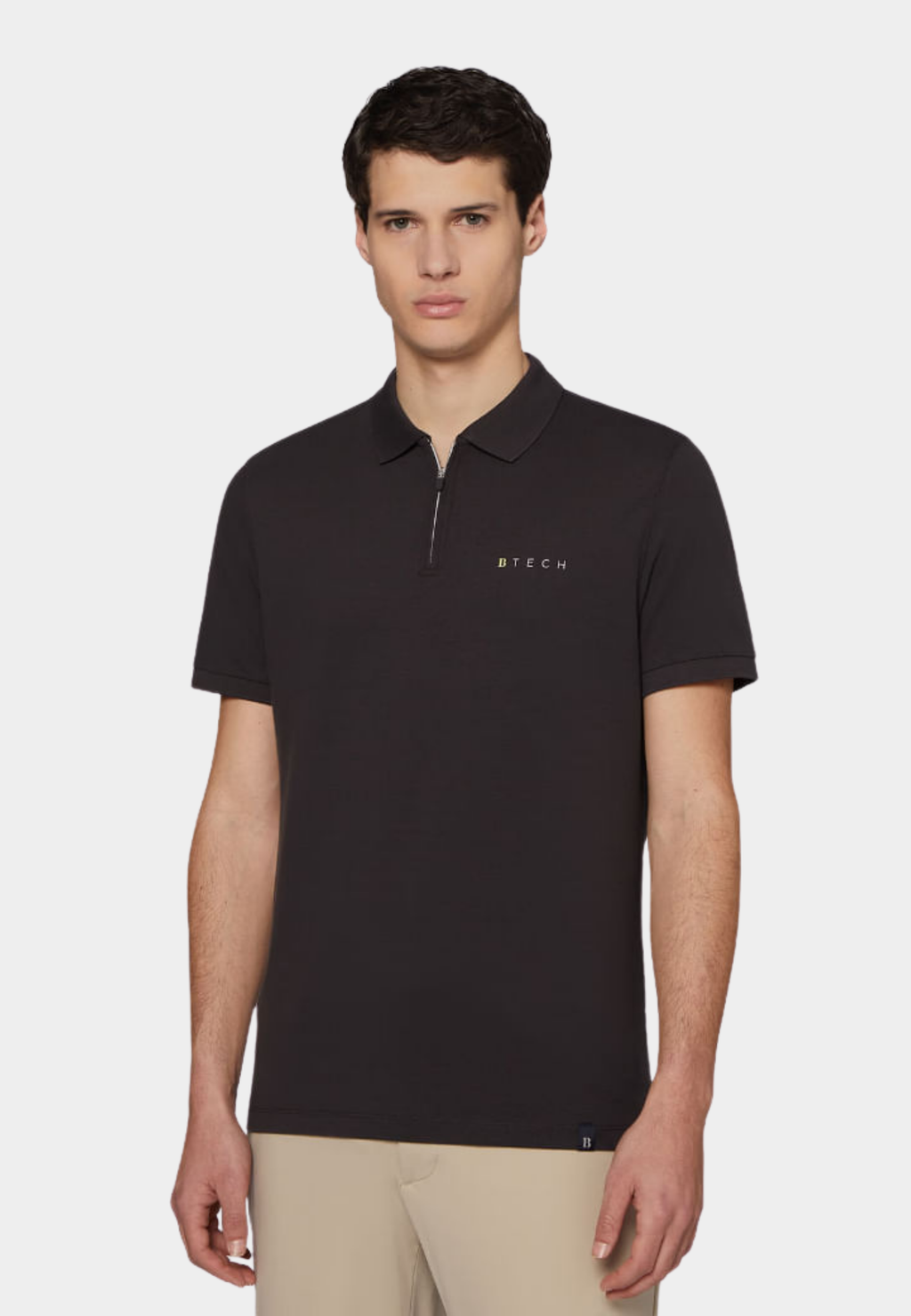 CAMISETA POLO BOGGI NEGRO ALG + POLIES + ELAS (24P046703)