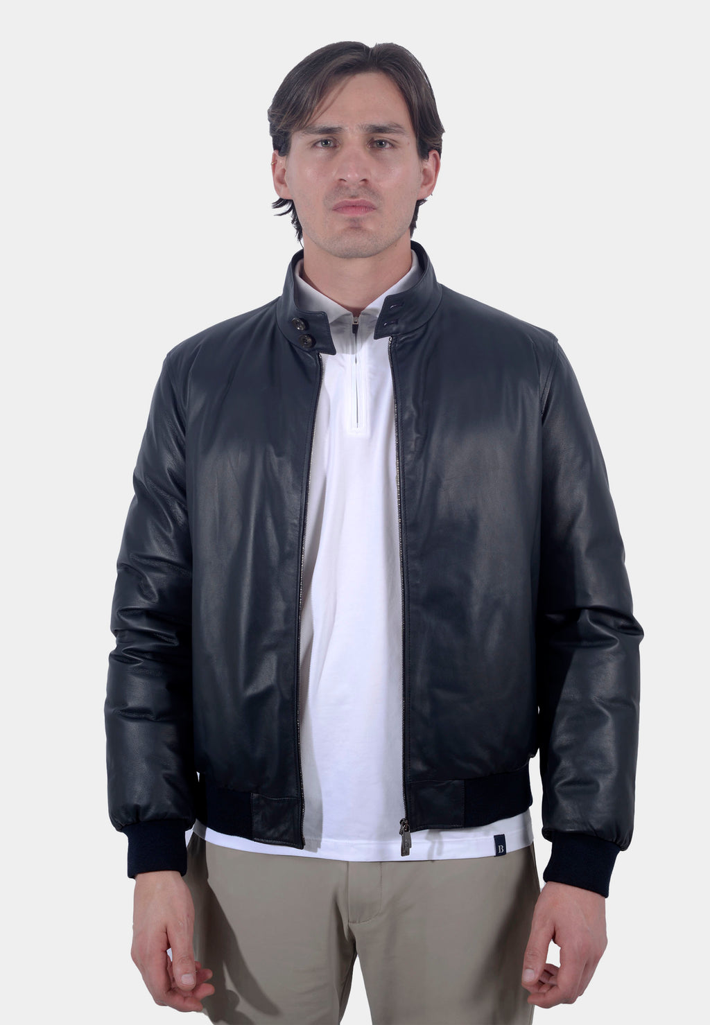 CHAQUETA PIEL CORNELIANI AZUL CUERO (90L5E8-2820105-001)