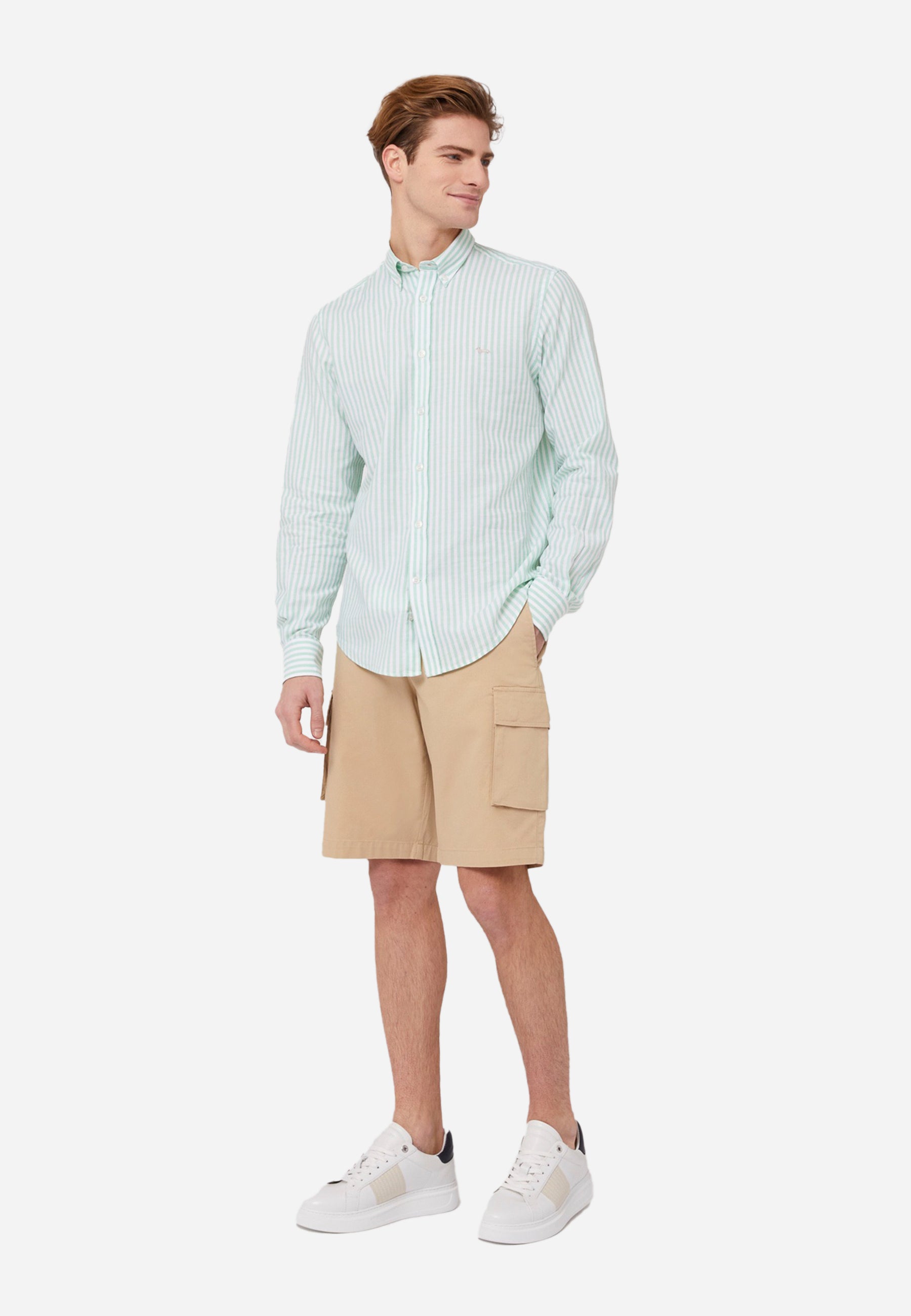 Camisa Hombre Verde Menta H&B