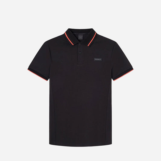 CAMISETA POLO HACKETT LONDON NEGRO ALGODON (HM563230-999)