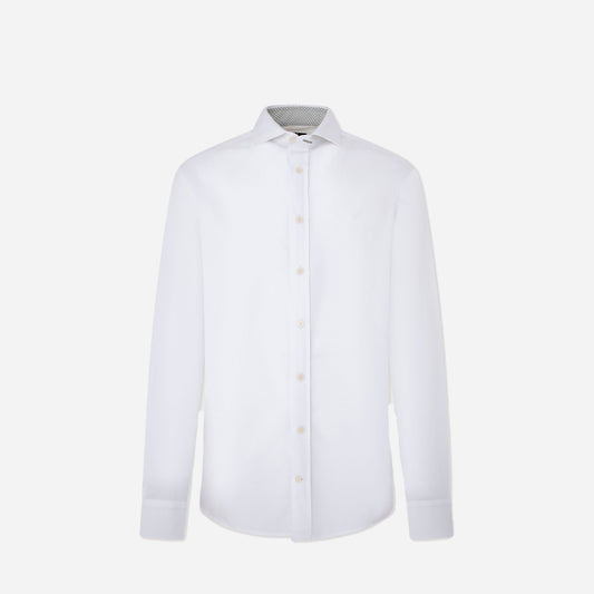 CAMISA SPORT HACKETT LONDON BLANCO ALGODON (HM309813-800)