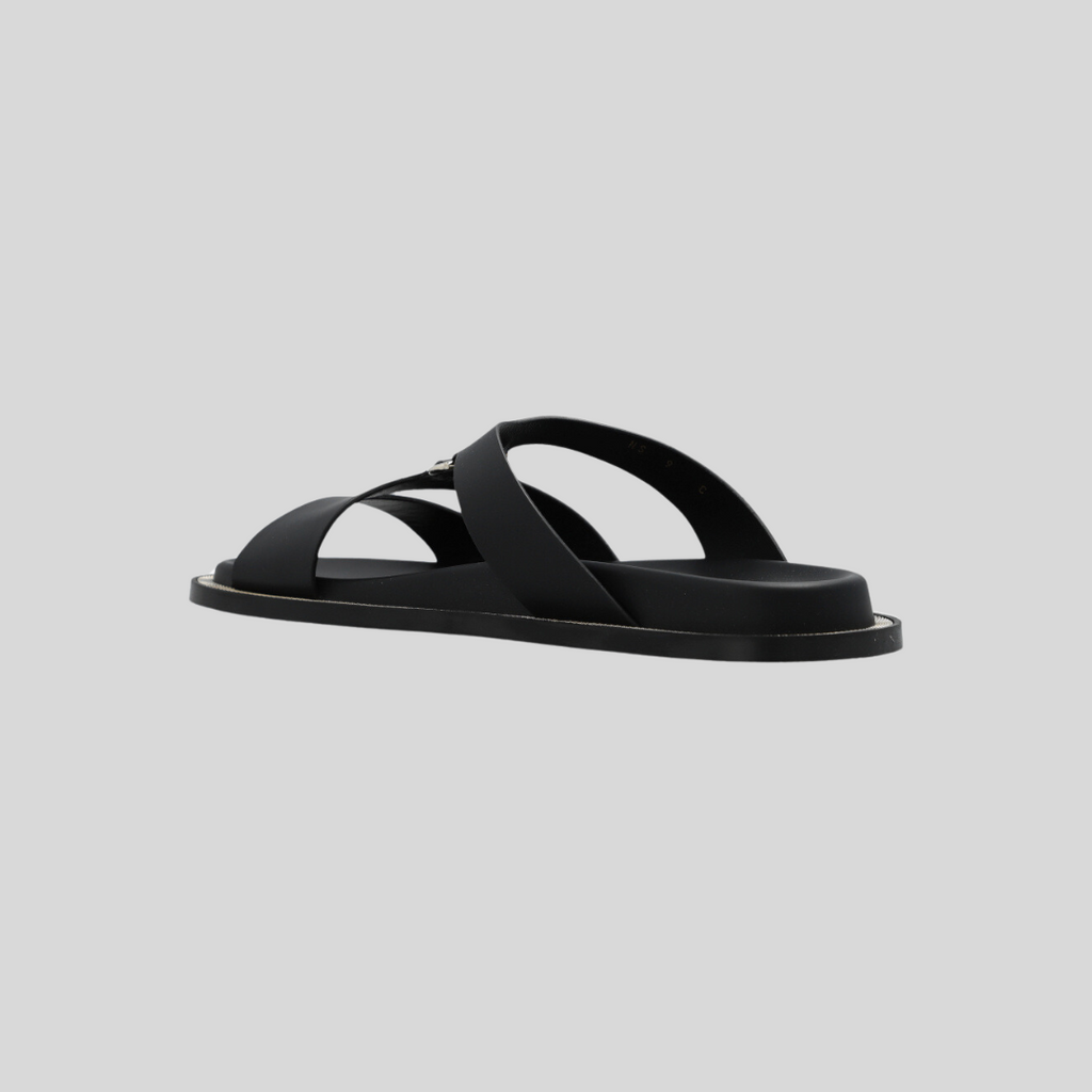 SANDALIA FERRAGAMO DAMA NEGRO CUERO (759952-MEKELA10)