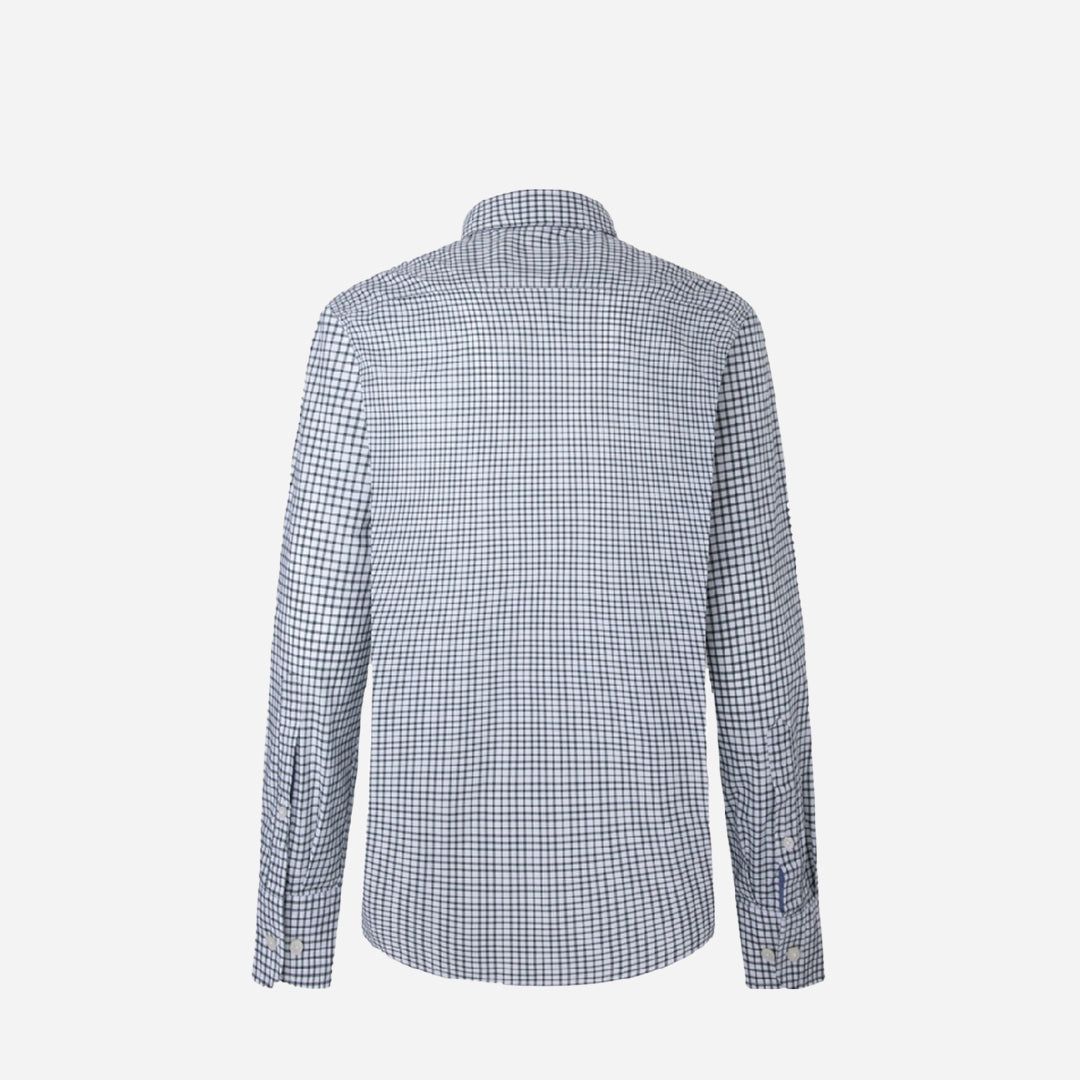 Camisa de Cuadros Clásica Azul H.L.