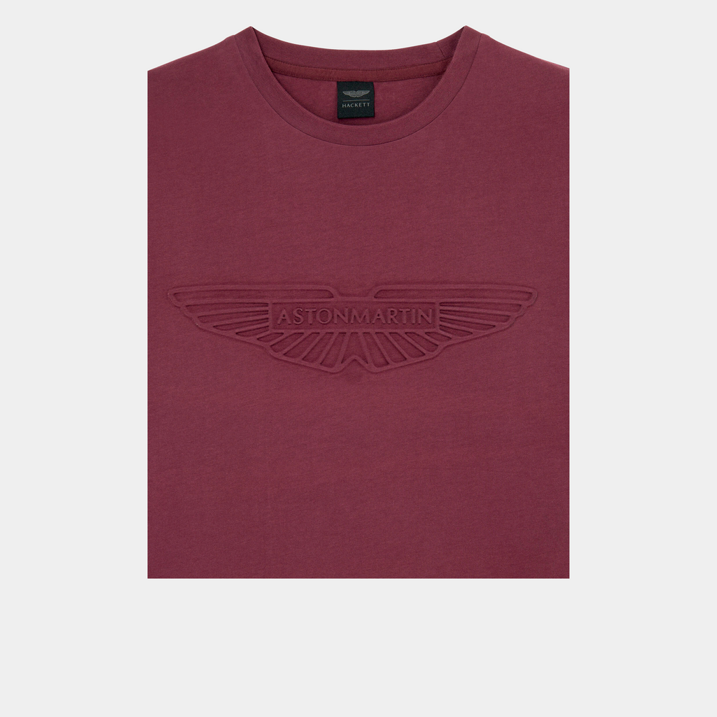 CAMISETA T-SHIRTS HACKETT VINOTINTO 100% COTTON (HM500757-294)