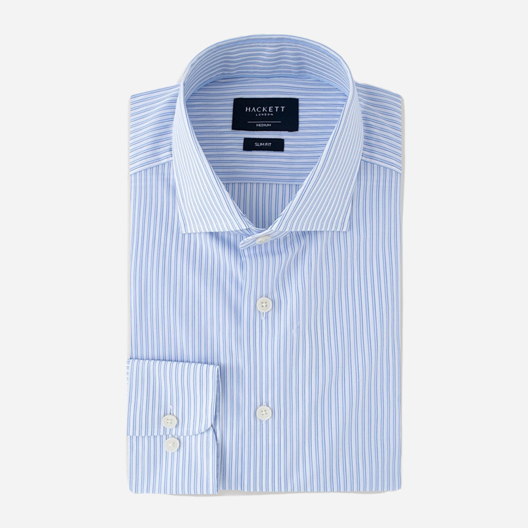 CAMISA SPORT HACKETT LONDON AZUL RYS ALGODON (HM309825-8AS)