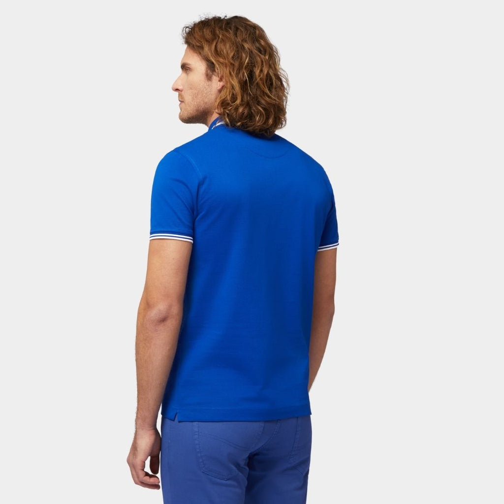 CAMISETA POLO HARMONT & BLAINE AZUL ALGODÓN (LNL010021148-854)