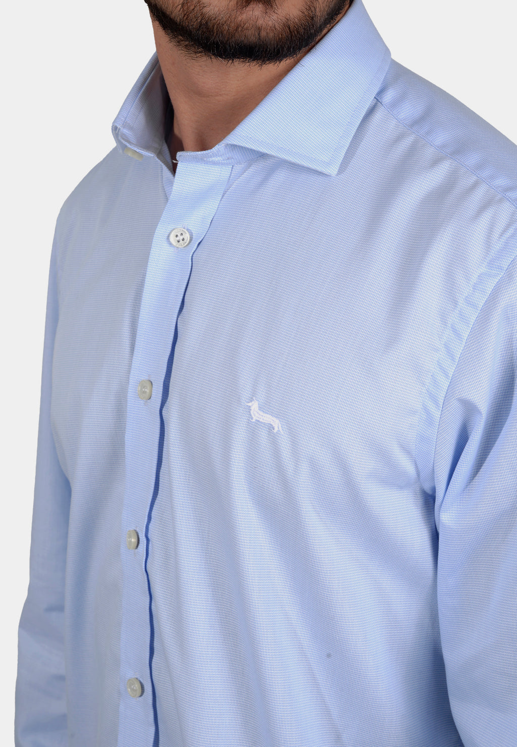 CAMISA HARMONT AZUL ALGOD (CRK011007634I-837)