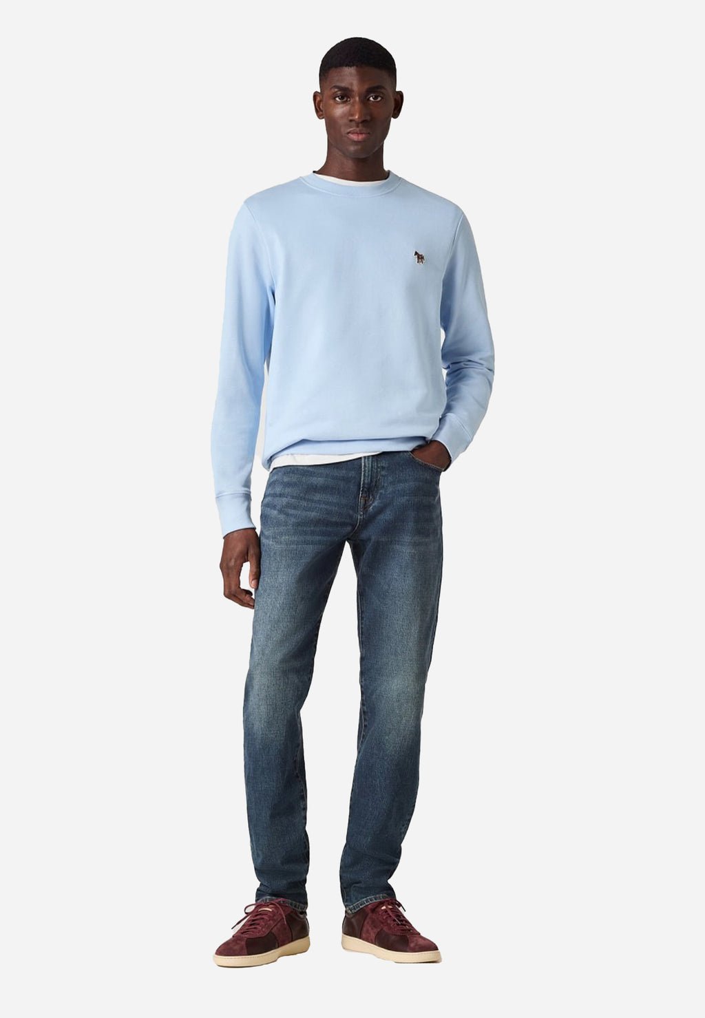 SWEAT-SHIRT PAUL SMITH AZUL ALGODON (M2R-027R-KZEBRA-41E)