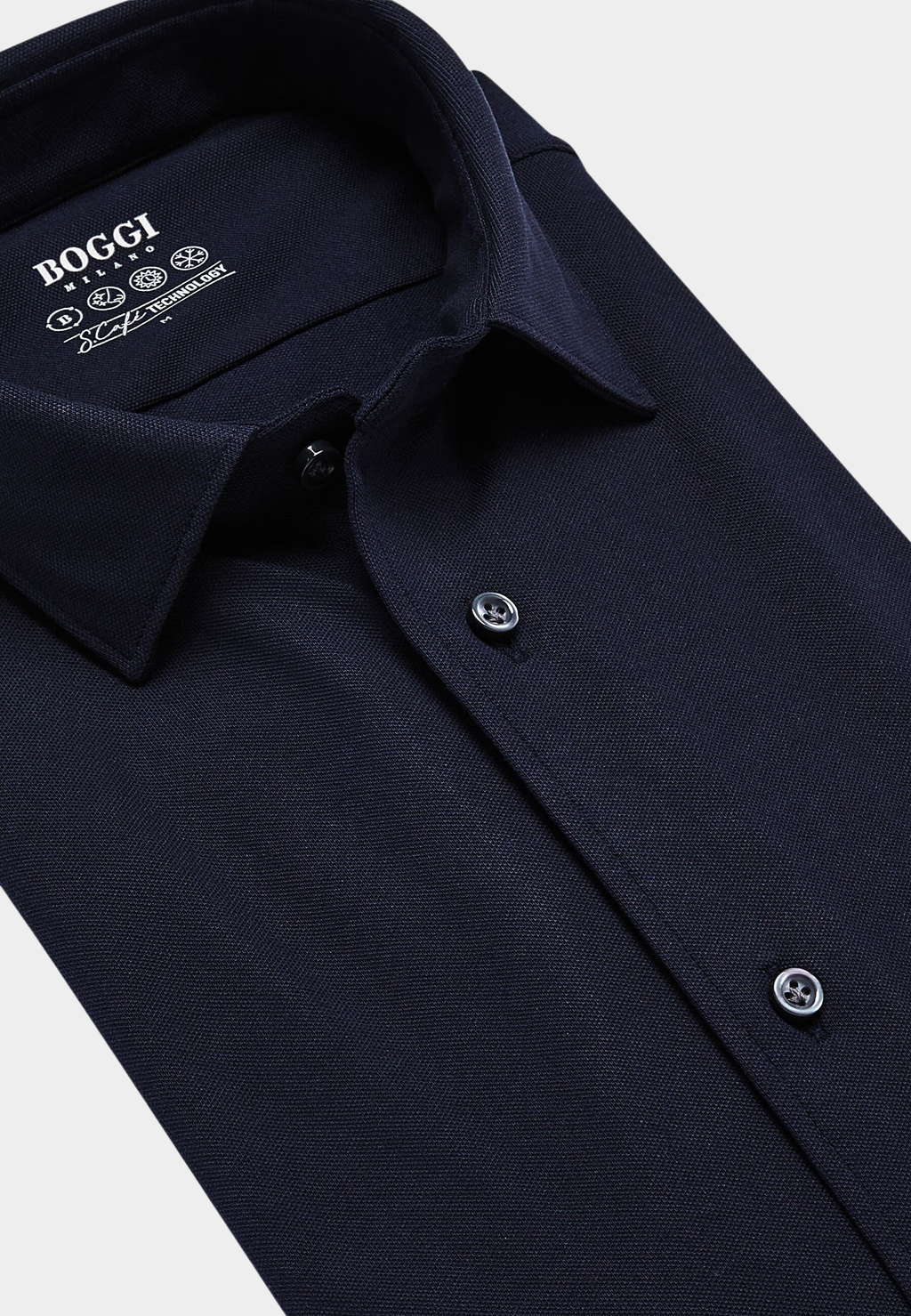 CAMISA SPORT  BOGGI AZUL ALG + POLI + ELAS