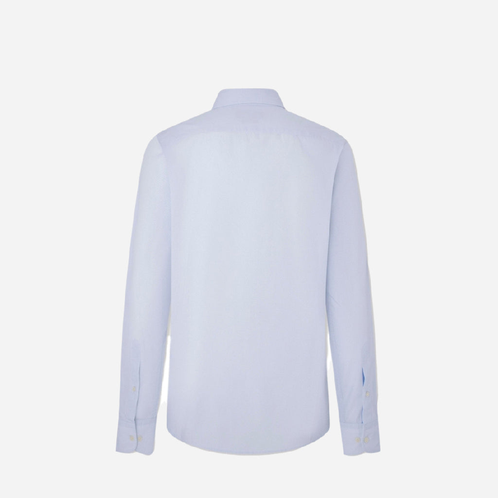 CAMISA SPORT HACKETT LONDON AZUL PTOS ALGODON (HM309859-8AM)