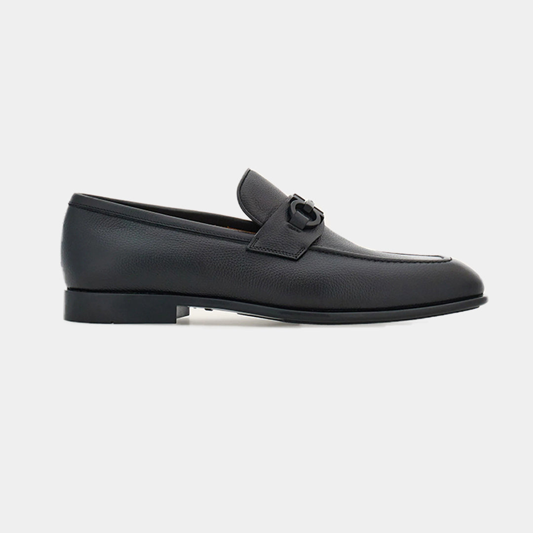 ZAPATO FERRAGAMO NEGRO CUERO (768931-FOSTER)