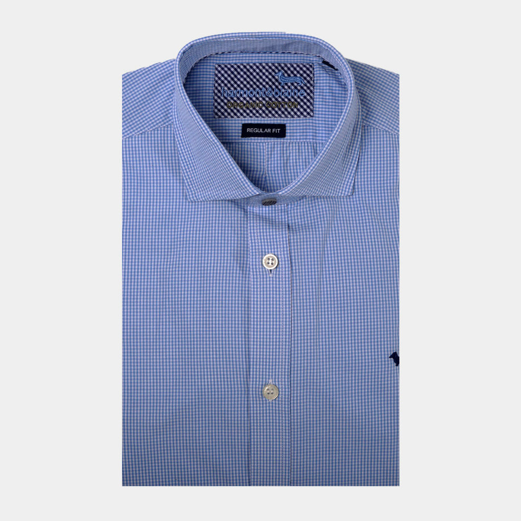 CAMISA HARMONT AZUL ALGOD (CRK012011464I-810)