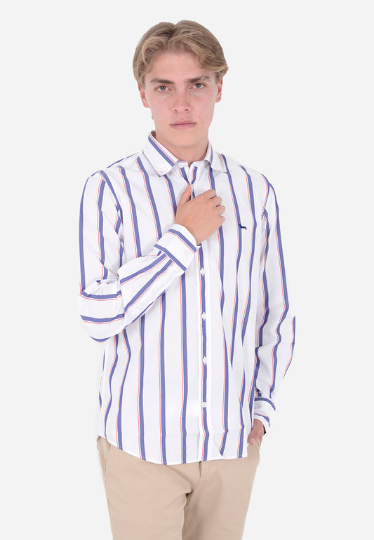 CAMISA HARMOT&BLAINE BLANCO RYS ALGOD (CRL011012790M-100)