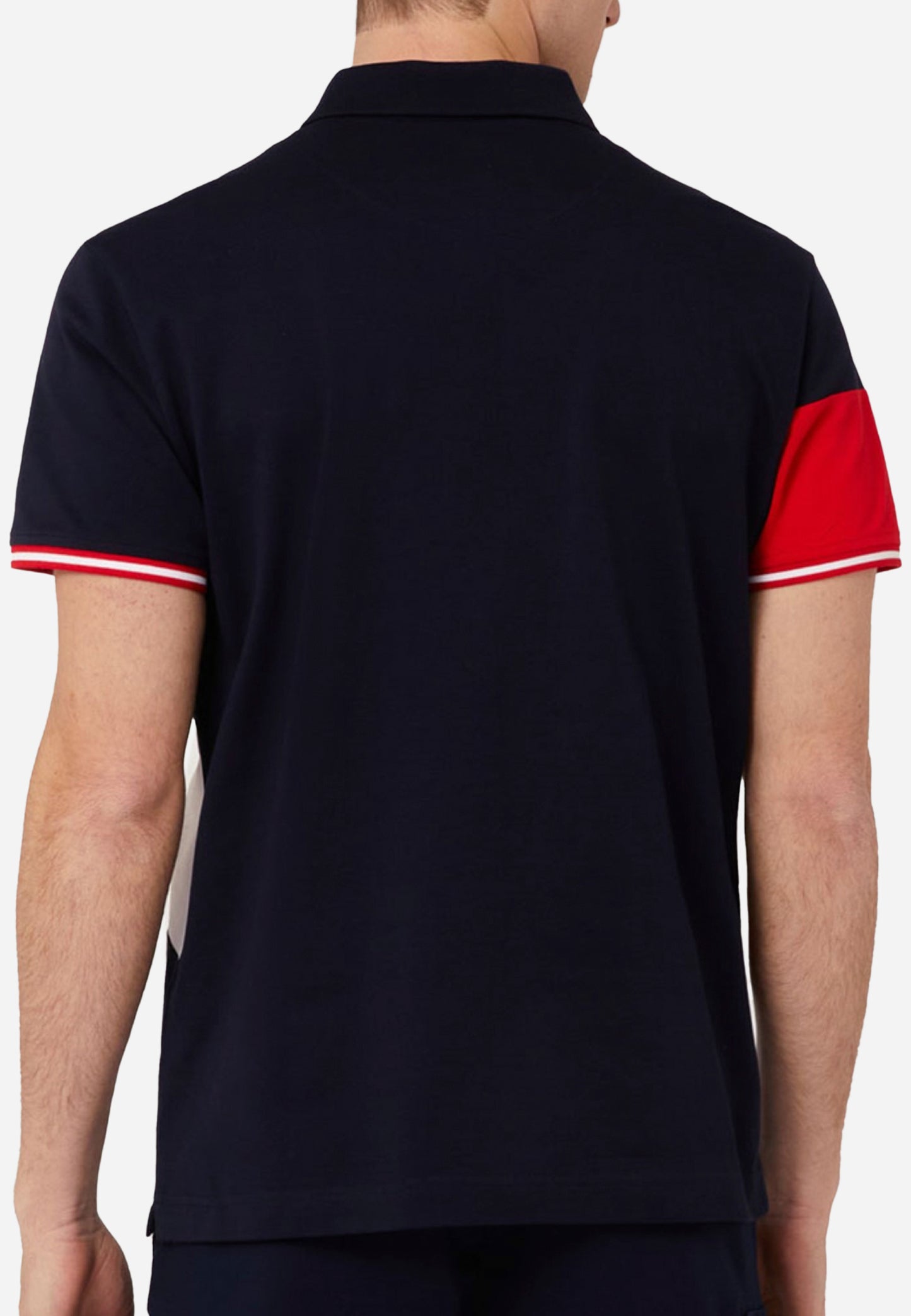 CAMISETA POLO HARMOT&BLAINE ROJO AZUL BLC ALGOD (LRL383021148-510)