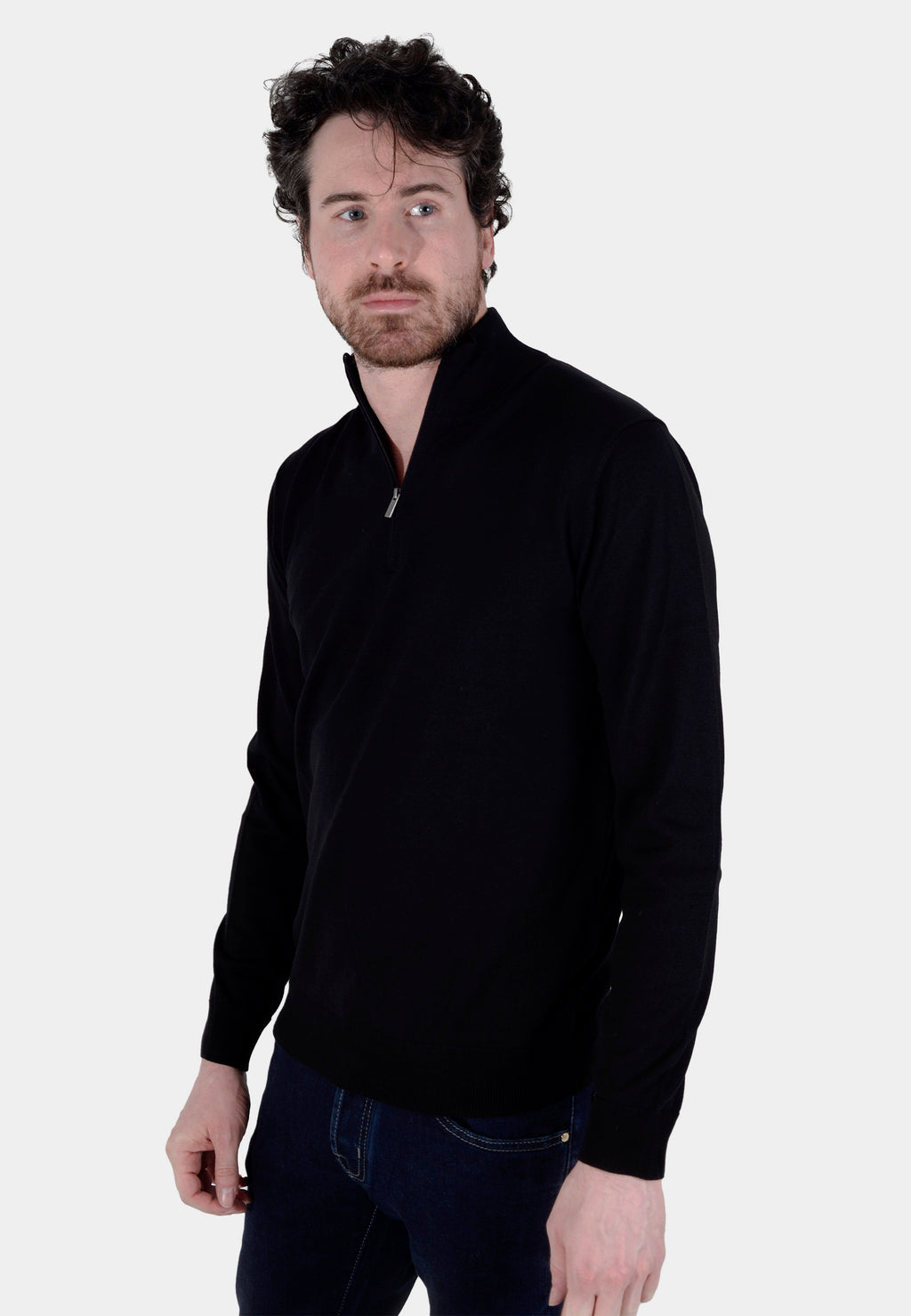 Sweater Negro Lana B.M.