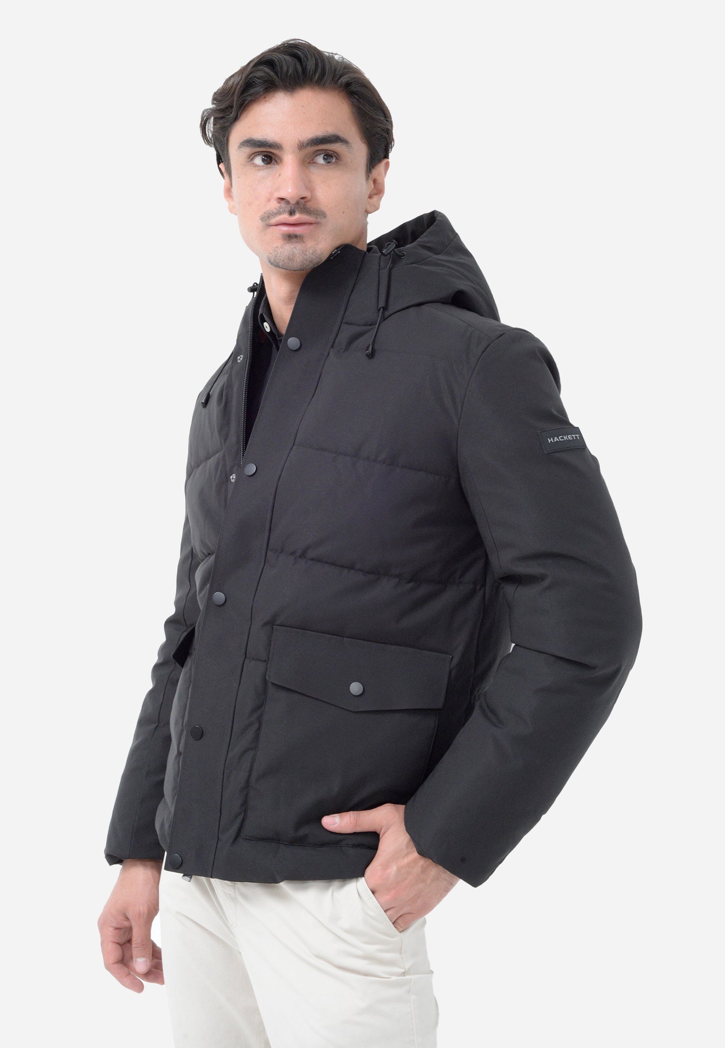 CHAQUETA HACKETT LONDON NEGRO POLIESTER(HM403081-999)