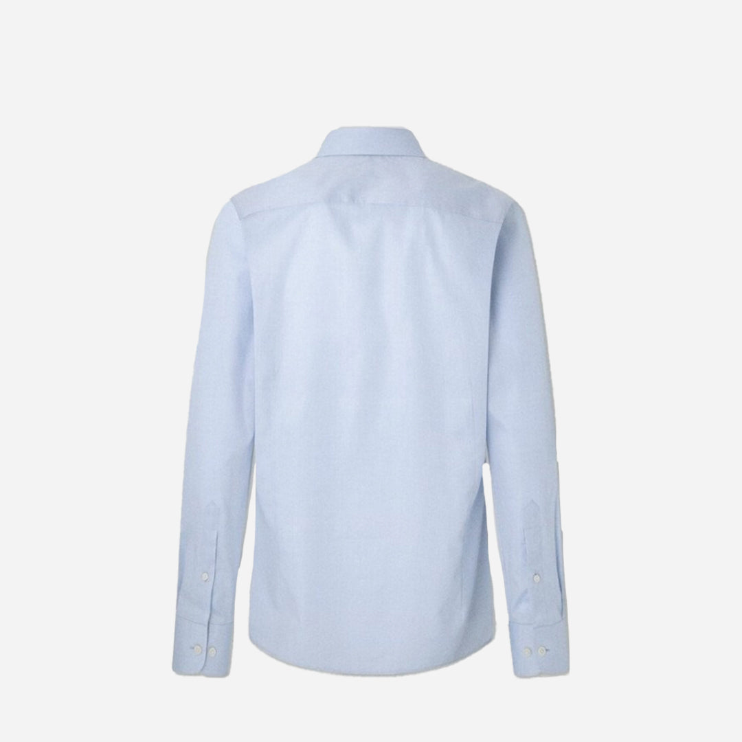 Camisa Rayas Finas Azul H.L.